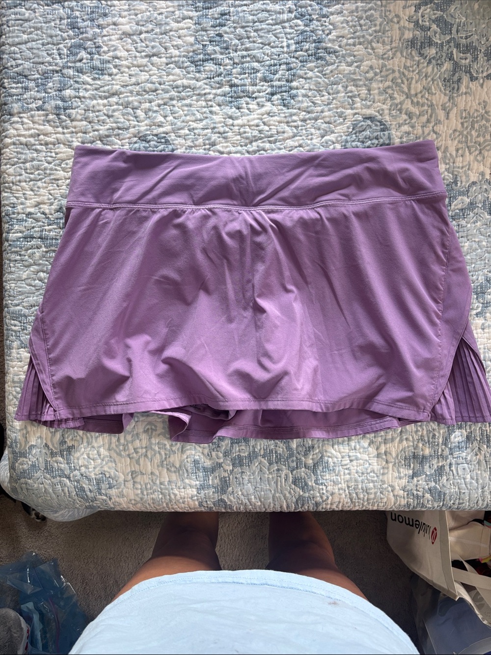 Lululemon Play Off The Pleats Mid Rise Skirt